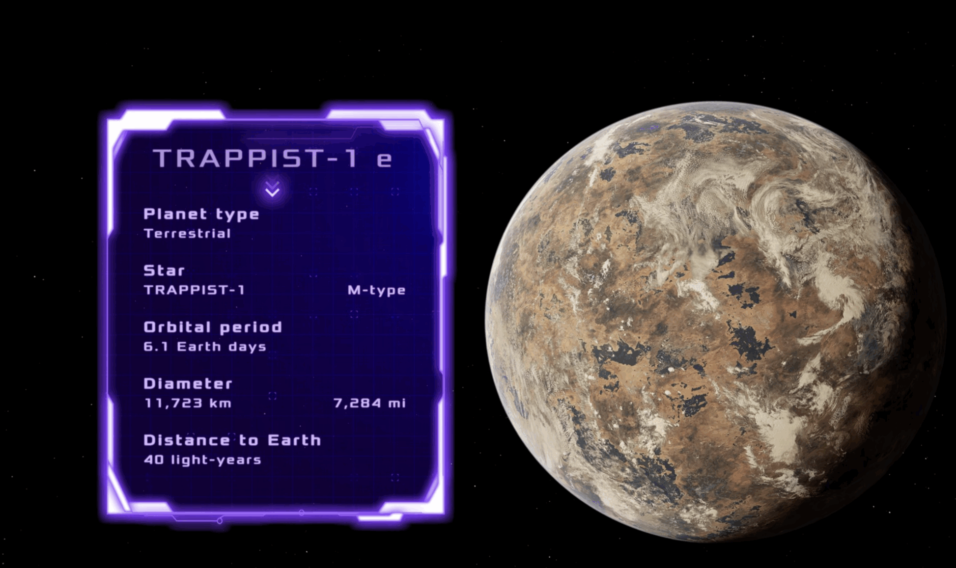 Ngoại hành tinh TRAPPIST 1 e