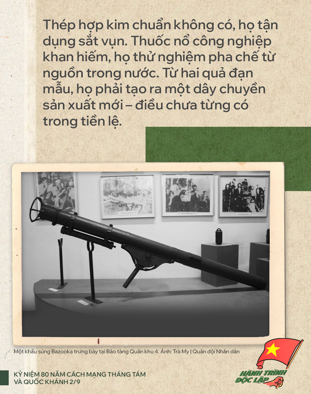 Manh mối từ khẩu bazooka, 2 quả đạn và kỳ tích vũ khí “Made by Vietnam” bắn cháy xe tăng Pháp- Ảnh 4. Bazooka Việt Nam trong trận chùa Trầm
