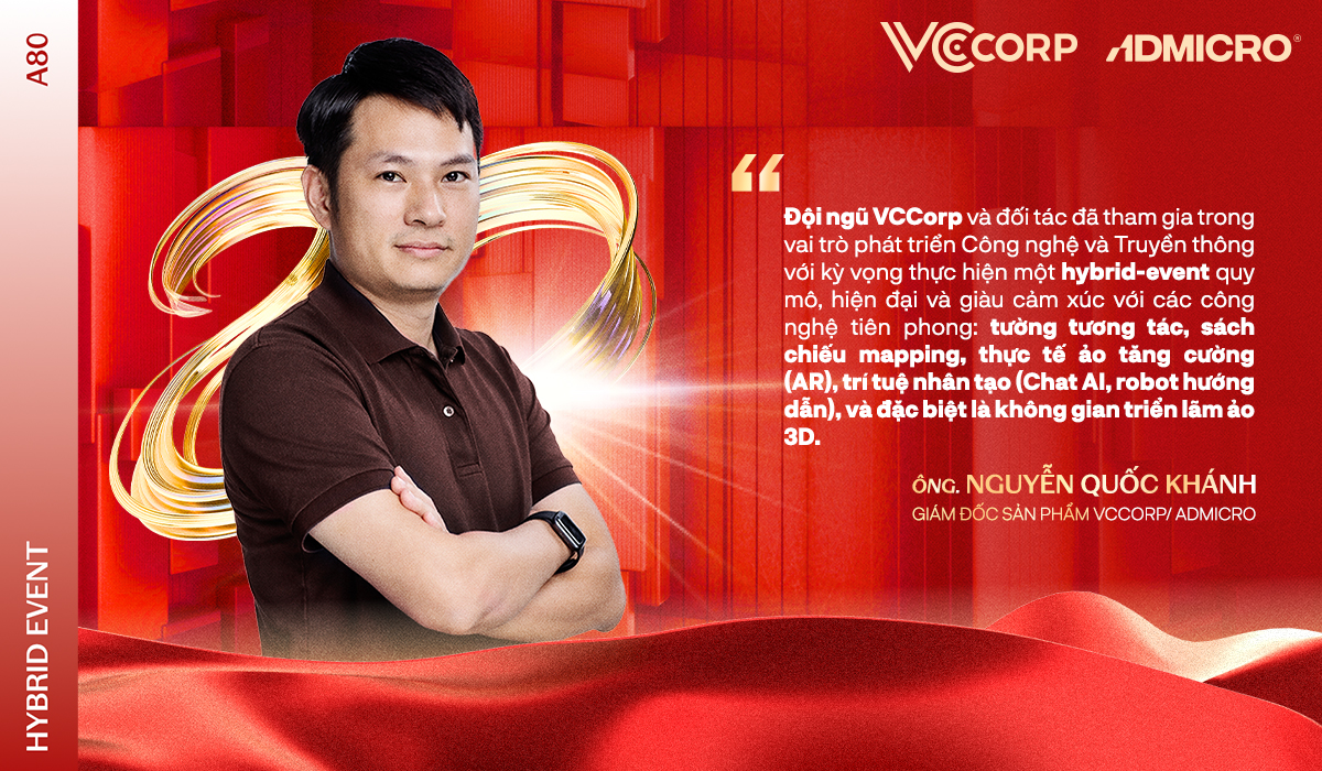 Chuyên gia công nghệ làm việc tại triển lãm