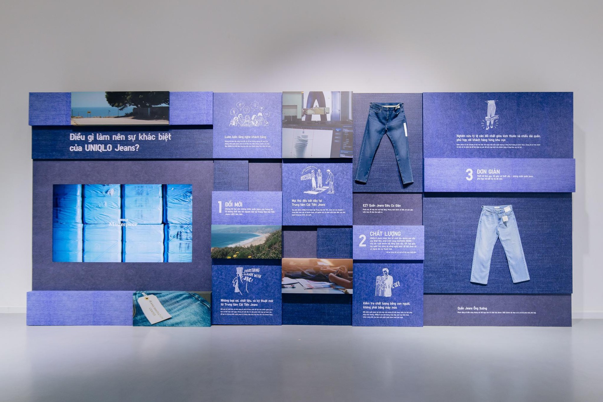 Quần jeans công nghệ cao với quy trình sản xuất bền vững