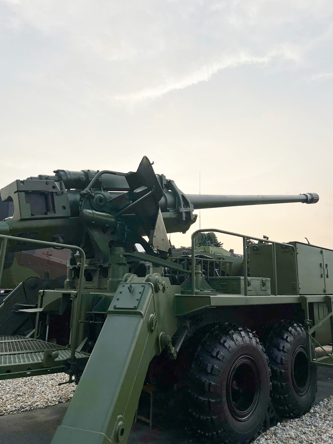 Kích thước xe pháo tự hành Xe pháo tự hành kích thước lớn