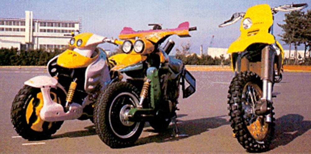 Nguyên mẫu xe máy dẫn động hai cầu tại triển lãm