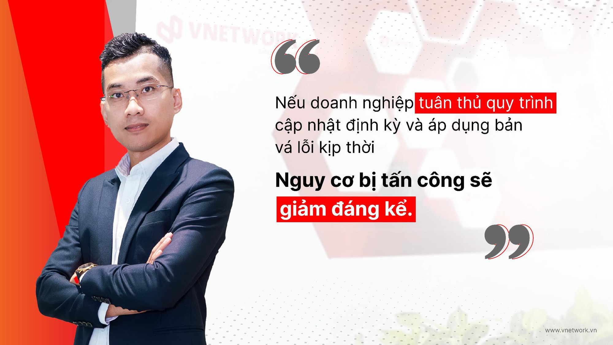 Ông Nguyễn Văn Tạo - Giám đốc VNETWORK, chia sẻ về giải pháp giám sát 24/7