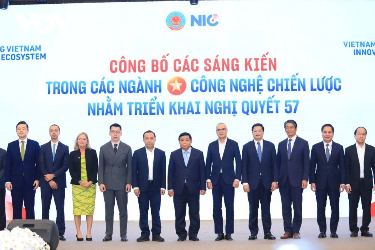 Các đối tác cam kết đồng hành cùng Việt Nam trong phát triển công nghệ chiến lược