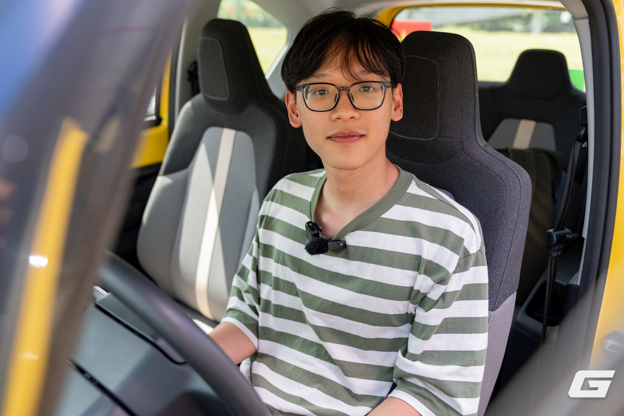 Sinh viên Nguyễn Thế Anh chia sẻ trải nghiệm lái thử xe điện