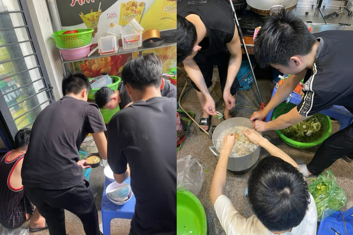 Nhân viên phục vụ và hỗ trợ sinh viên không ngừng nghỉ