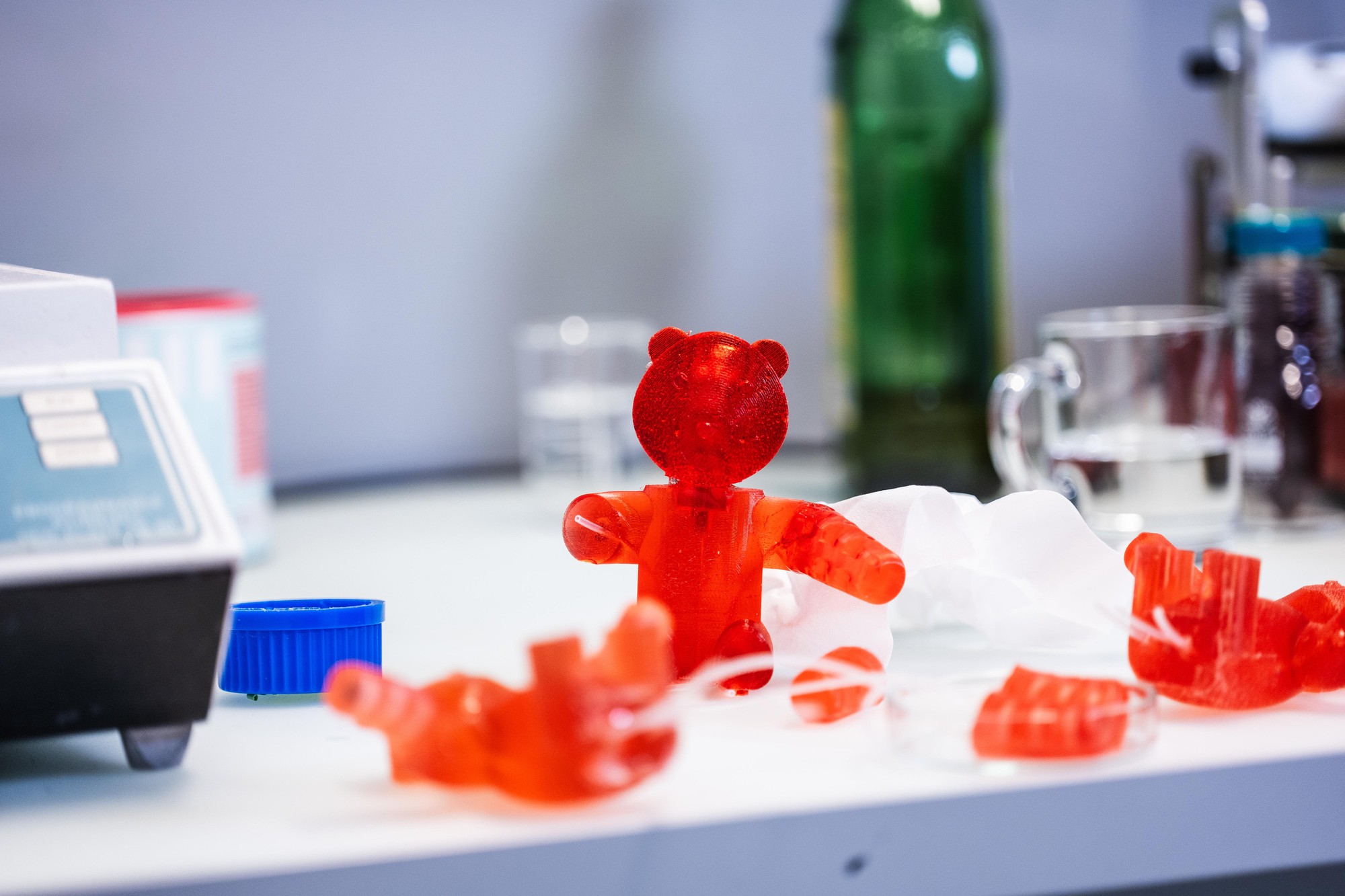 Robot mềm thử nghiệm hương vị trái cây Robot ăn được với hương vị trái cây