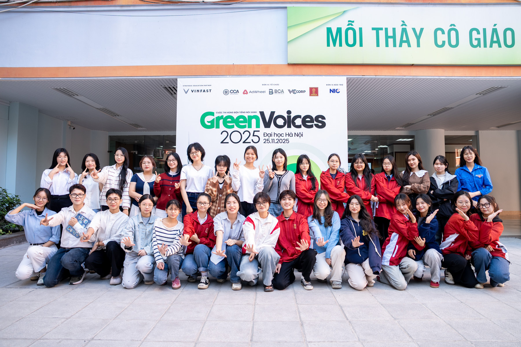 Sinh viên tham gia Green Voices