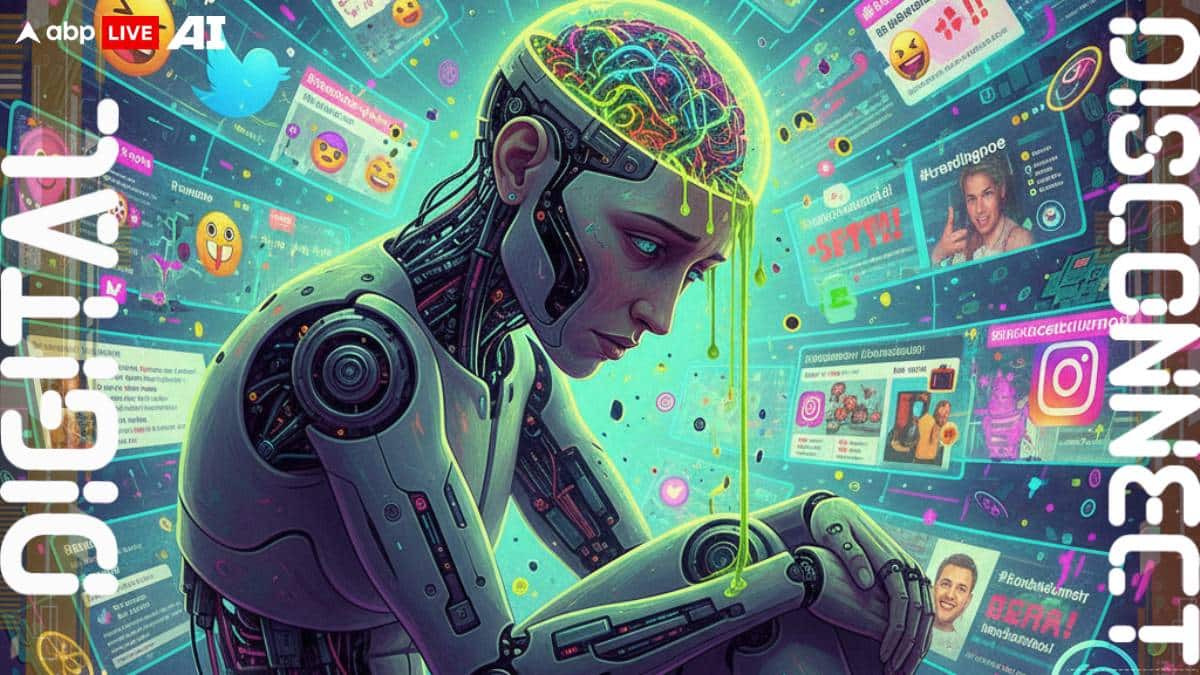 Tác động của nội dung mạng xã hội lên AI Ảnh minh họa tác động nội dung xấu lên AI