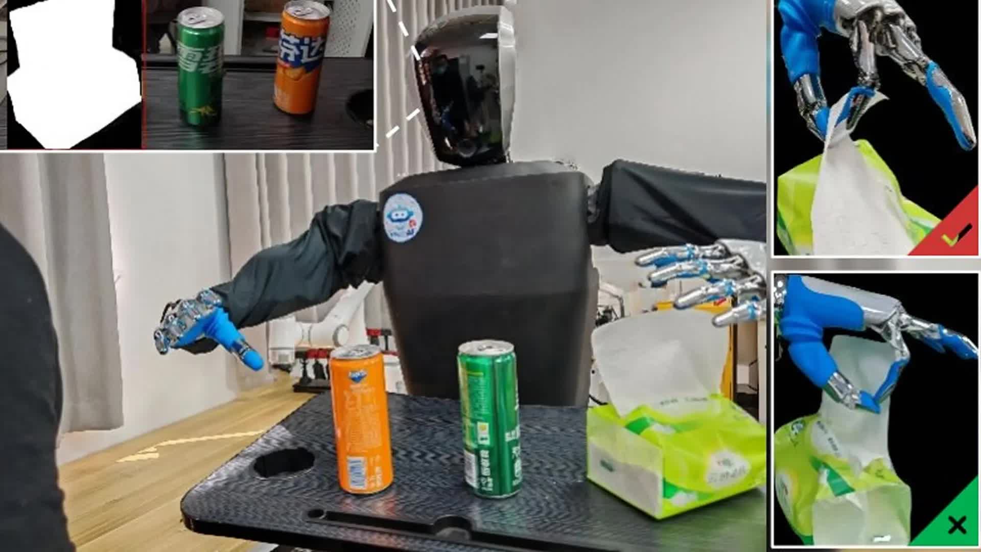 Bước đột phá từ Trung Quốc giúp robot nhân hình tự học kỹ năng thao tác phức tạp mà không cần đào tạo - Ảnh 2. Robot nhân hình thực hiện nhiệm vụ phức tạp