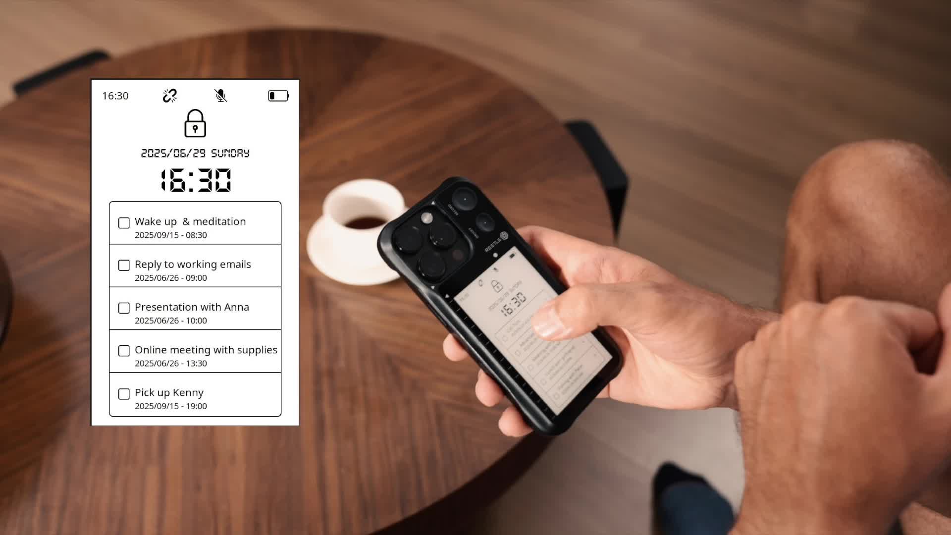 Reetle SmartInk I: Ốp lưng 'siêu dị' sở hữu màn hình E-Ink, hỗ trợ AI cho iPhone- Ảnh 4. Phụ kiện đang được gây quỹ trên Kickstarter