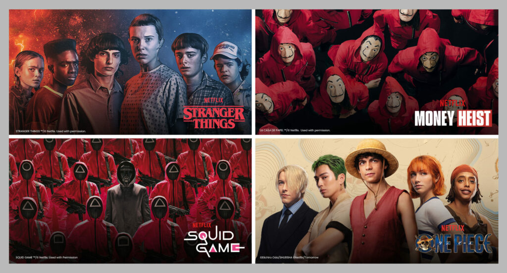 Netflix với nhiều series phim nổi tiếng Netflix và các series gốc nổi bật