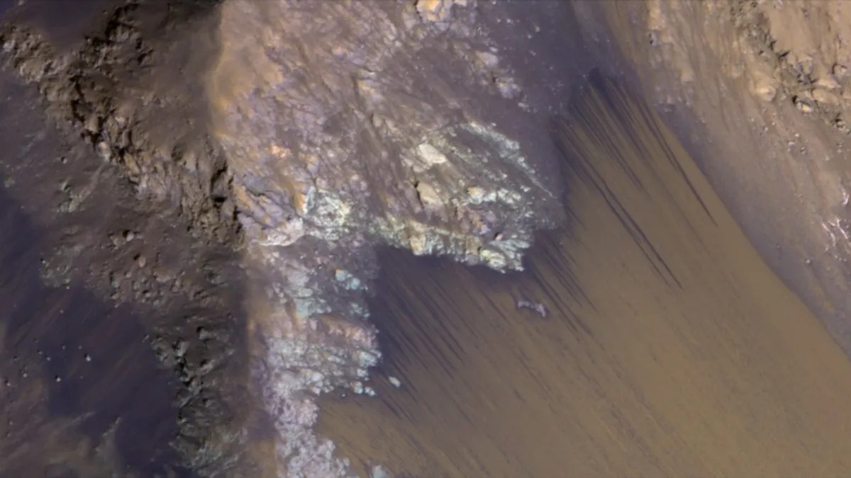 'Vùng cấm' trên Sao Hỏa - Rào cản bảo vệ khoa học Hình ảnh minh họa vùng cấm trên Sao Hỏa